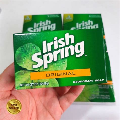 Irish Spring Soap Original 104.8 Grams Deodorant .